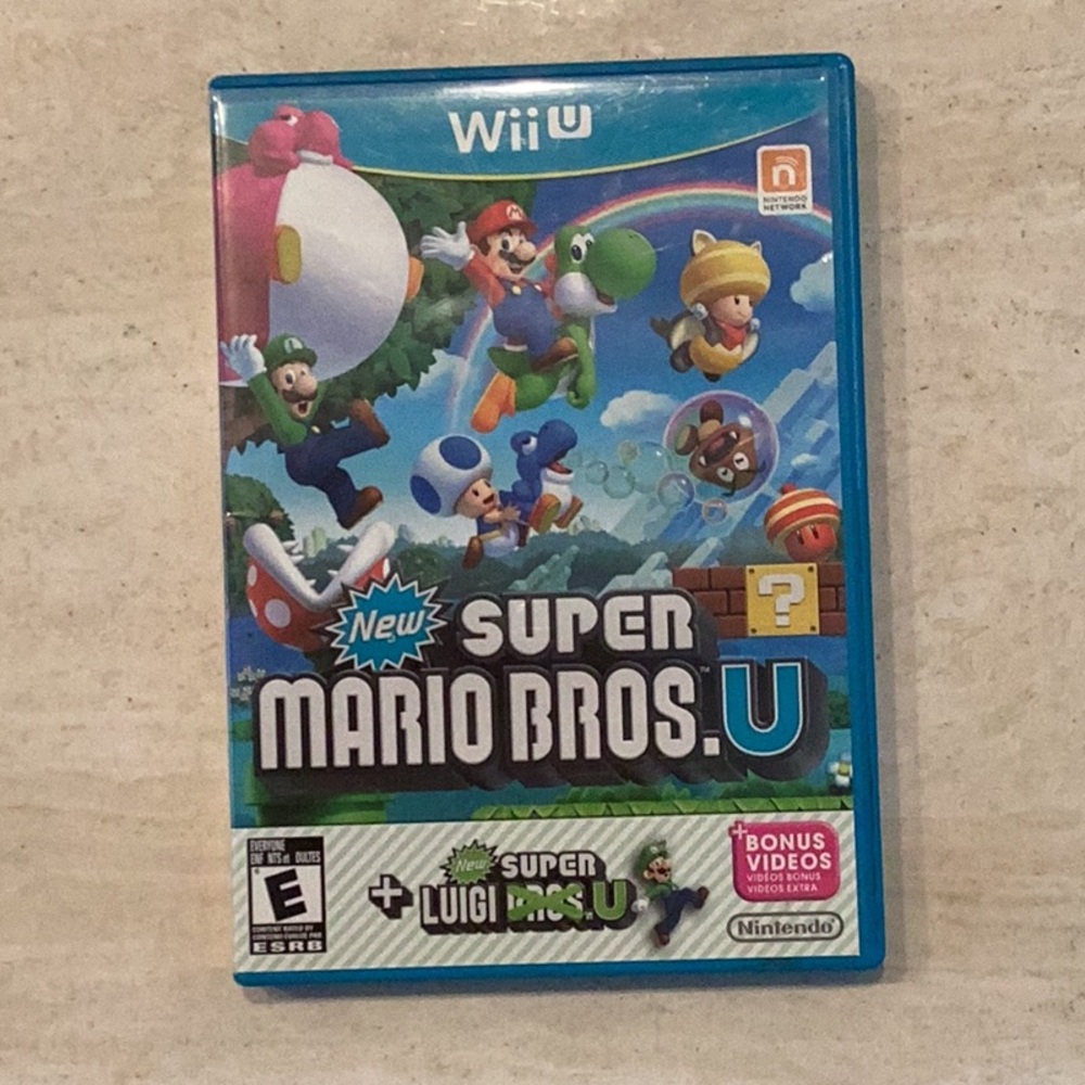 New Super Mario Bros U With New Super Luigi U Nintendo Wii U Game CIB - Picture 6 of 7